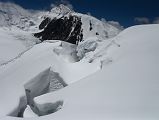 73 A Huge Crevasse With Changtse Beyond From The Descent From Lhakpa Ri Summit To Camp I